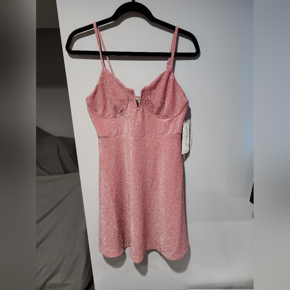 Pink sparkle dress